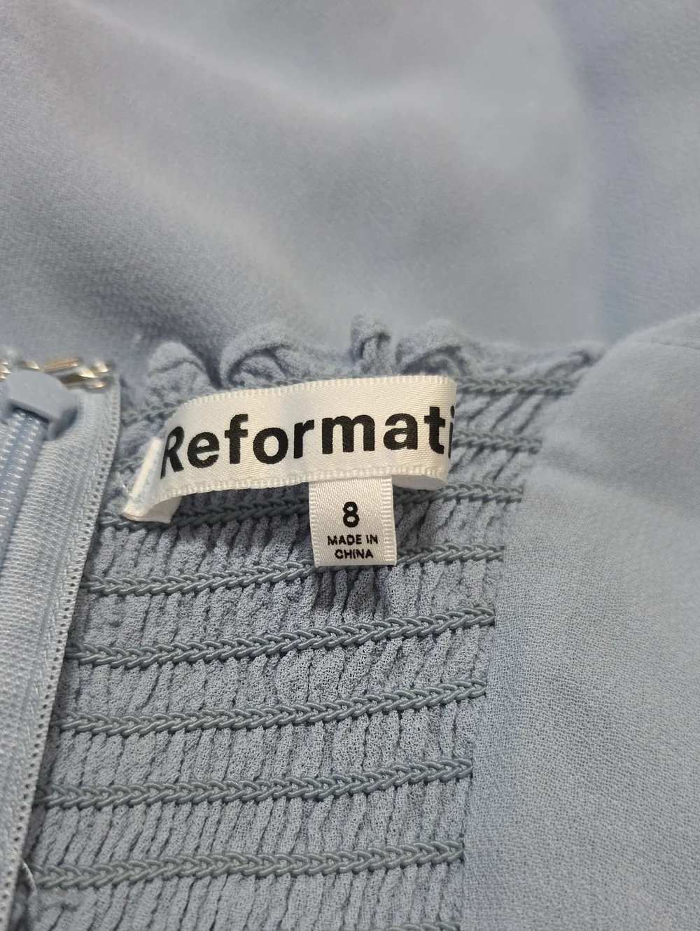 Reformation Christine Dress in Mineral Size 8